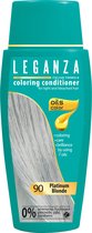 Leganza Coloring Conditioner Platinum Blonde - Semi-Permanente Haarkleuring Zilver Blond - Natuurlijke Oliën - Zonder Ammoniak - 150ml