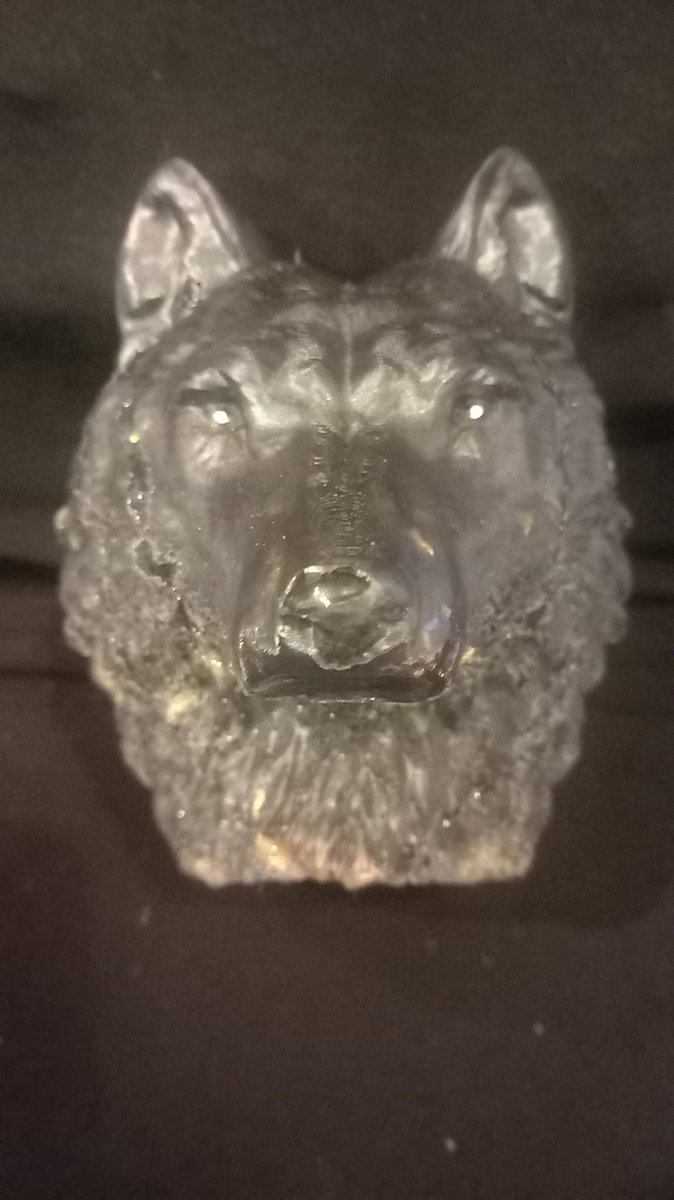 starwolf, lampje wolvenkop, zwart, geschenk