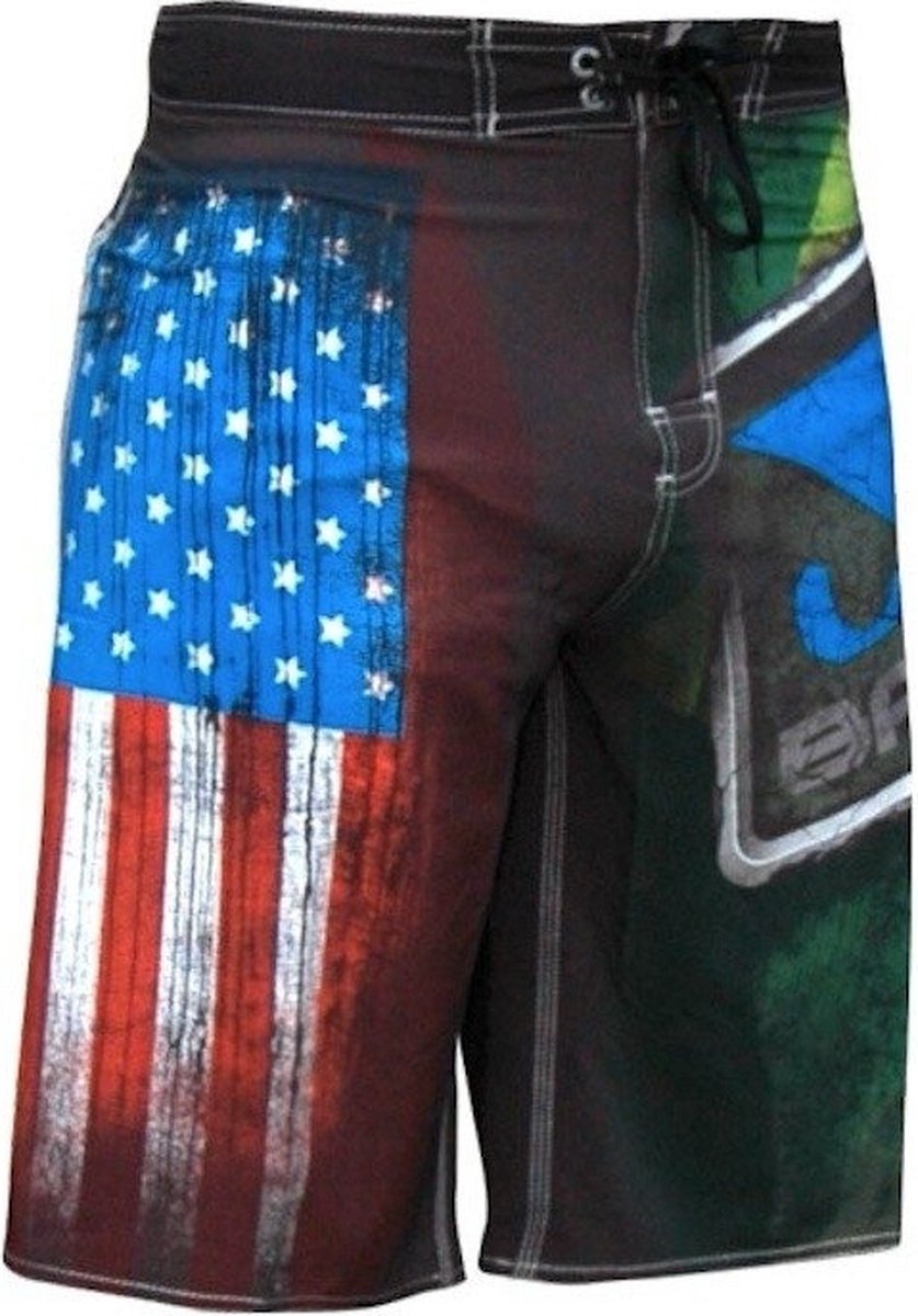 Bad Boy Brazil USA boardshort zwart - XXL - Jeans Maat 38