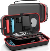 BOTC Case Geschikt voor Nintendo Switch - Beschermhoes - Opbergtas - Portal case - opbergcase - Draagbare Opbergtas Koffer - Zwart