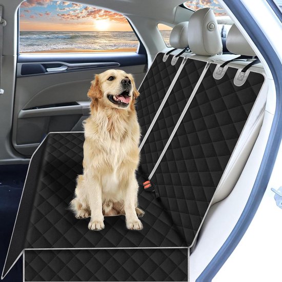 Housse De Siège Arrière Voiture étanche Pour Chien - Tissu Oxford 600D, 150x70cm, Protection Animaux - 8