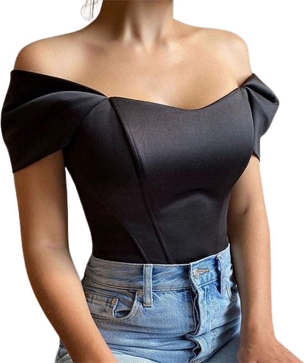 Goedkoopste Uitdagende crop top vrouwen - Korset - Verleidelijk - Sexy - Slim fit - Sexy vrouwen kleding - Hoge kwaliteit