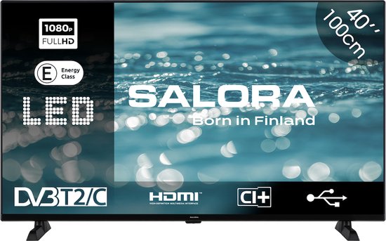 Salora 40FL200 - Led Tv - 40 Inch - Full HD - Tv 40 Inch - Zwart - Non-smart Televisie