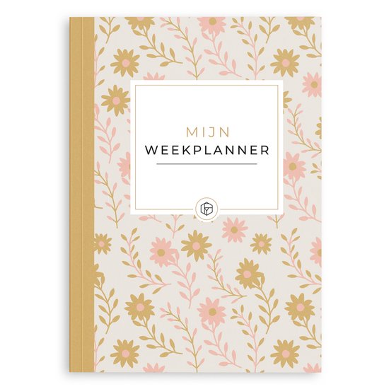 Fyllbooks Mijn Weekplanner - Datumloos - Flowers