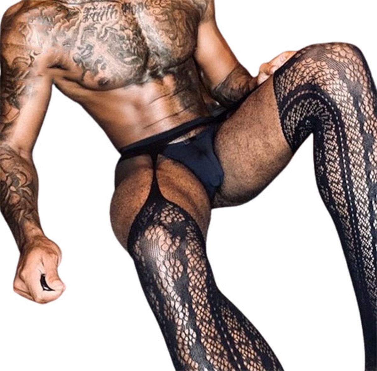 Goedkoopste Erotische panty mannen | Rollenspel | Gay | Visnet | Sexy legging | Heren kousen | Goede kwaliteit