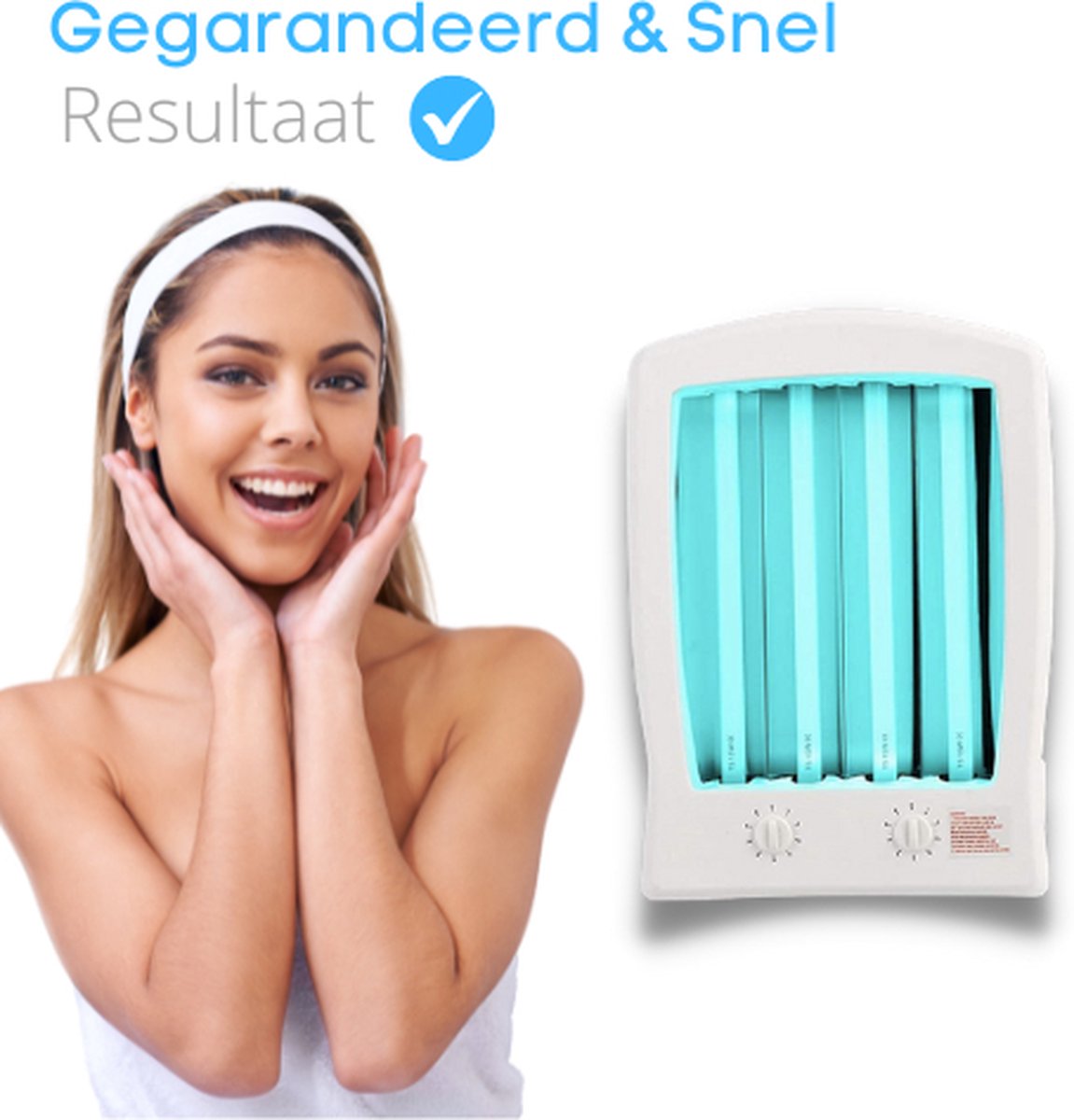 Livista - Gezichtsbruiner - Inclusief garantie! - Zonnebank - UV Lamp - Geschikt voor thuis gebruik - Inclusief beschermende bril - Verschillende standen - Zonnelamp - Zonnebruiner - Supper Tanning – foto 5