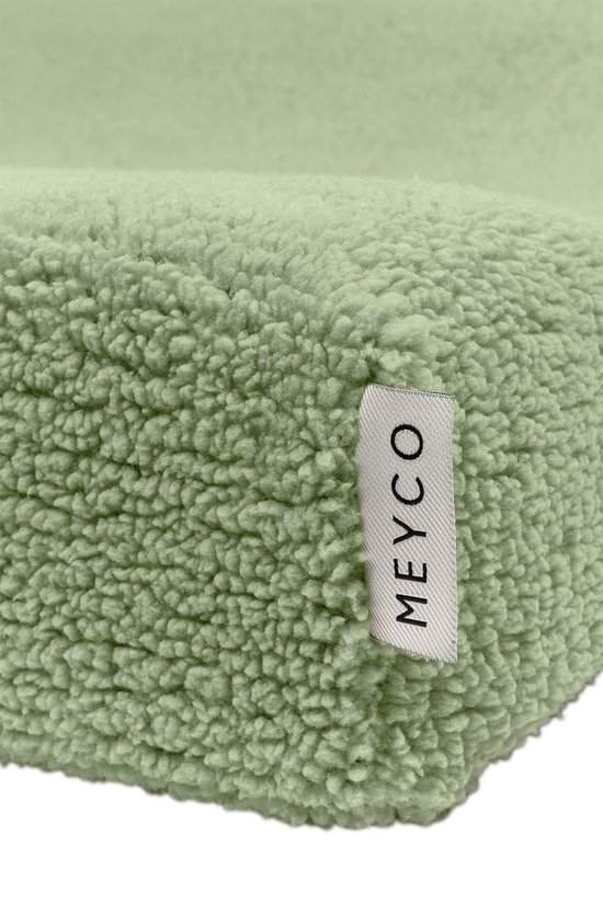 Meyco Baby Teddy aankleedkussenhoes - olive green - 50x70cm — afbeelding 2