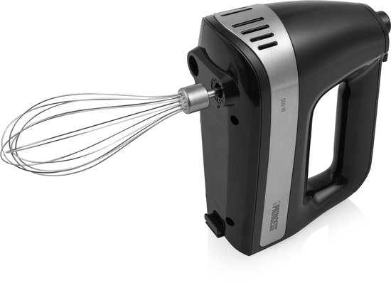 Princess 222206 Handmixer - Inclusief opbergdoos - Mixer met RVS deeghaken en gardes - 5 snelheden en turbofunctie - 500W – Krachtige motor