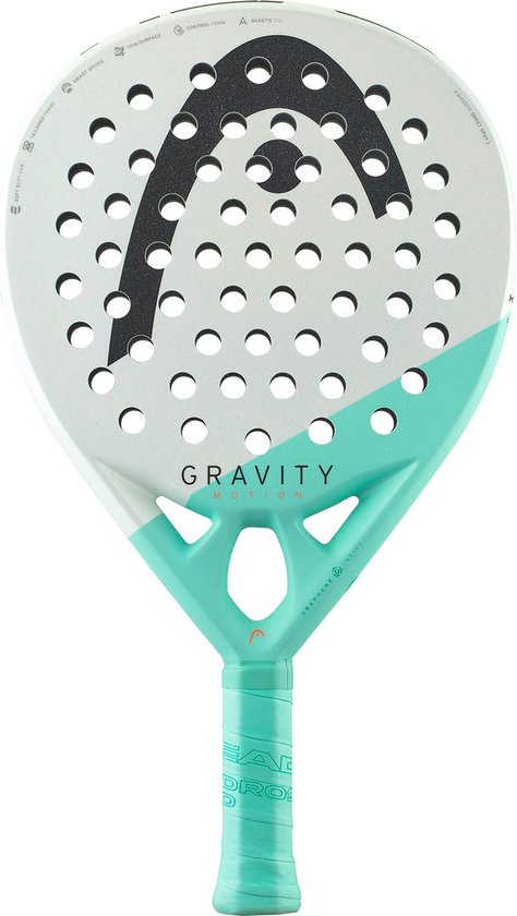 HEAD - gravity motion - Padelracket heren - Grijs, groen