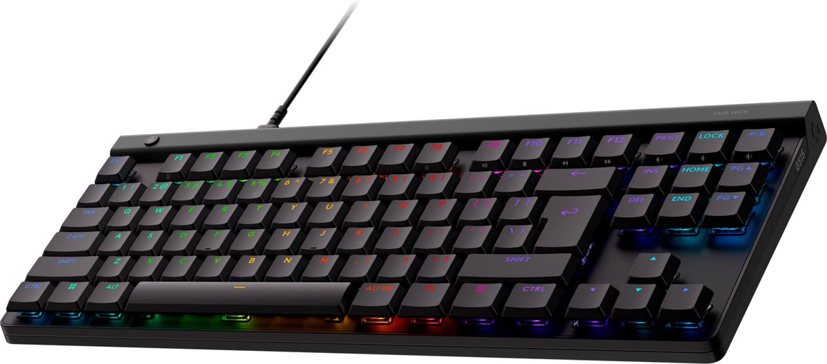 Logitech G515 TKL Wired Low Profile Gaming Keyboard gaming toetsenbord RGB, Double-Shot PBT