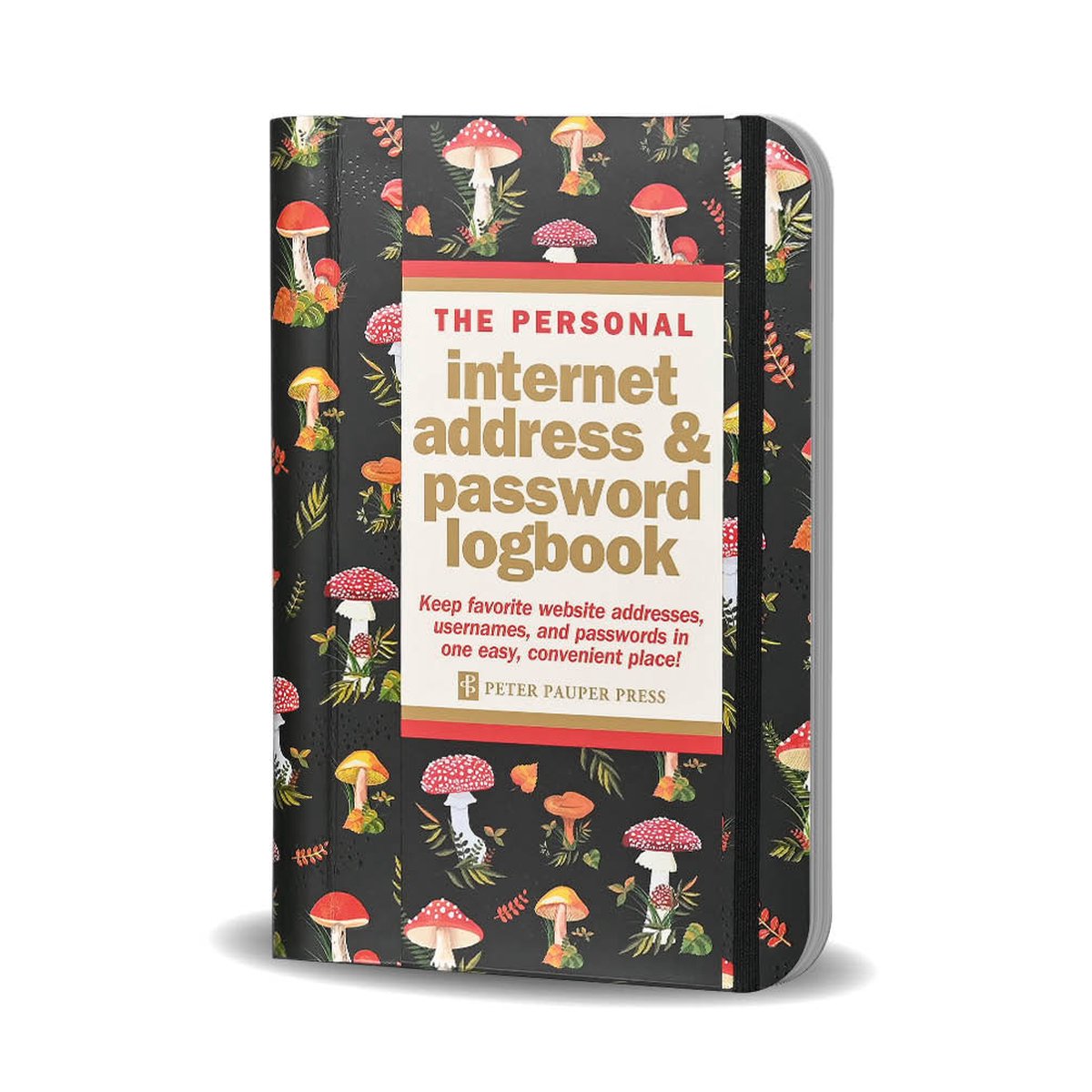 Peter Pauper Logbook internet address & password mushrooms