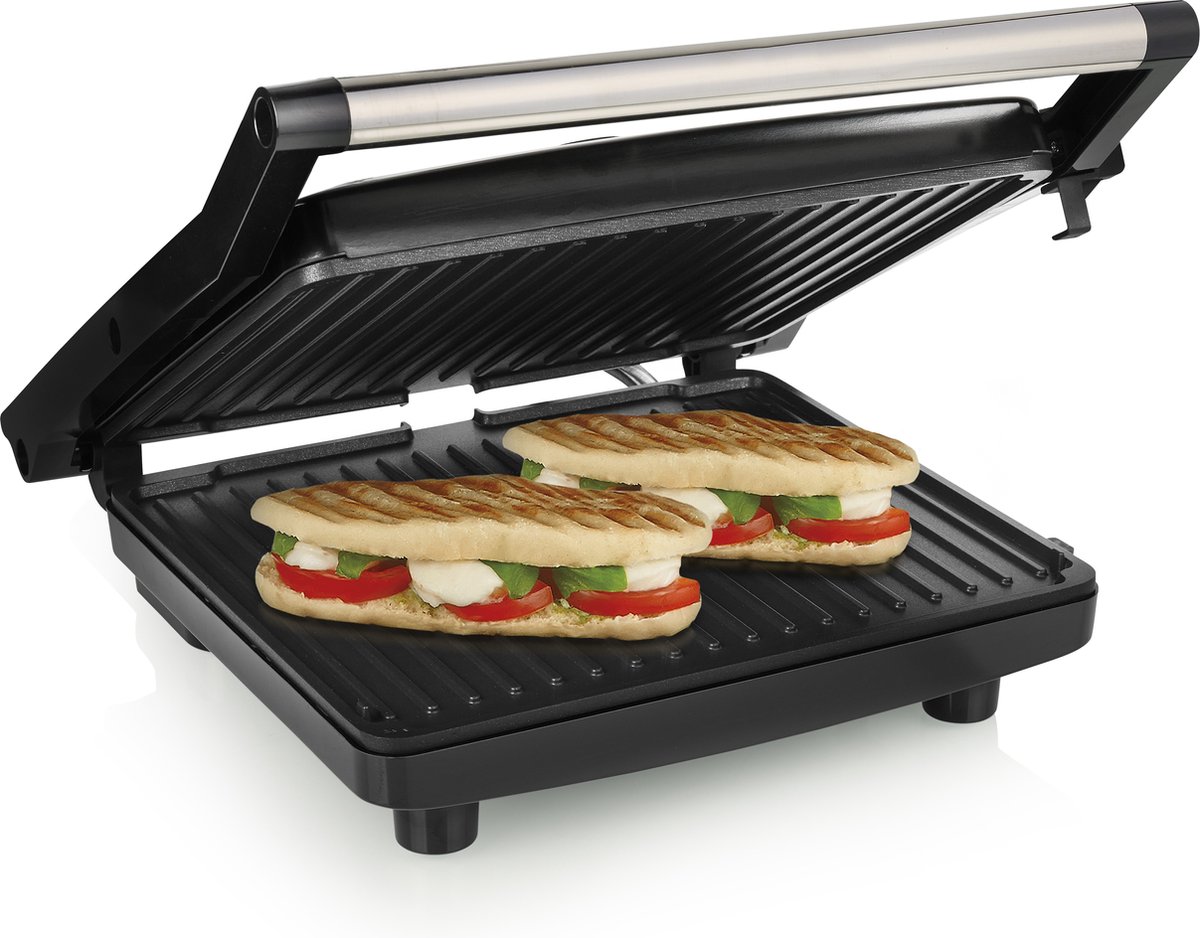 Tristar GR-2858 Contactgrill Groot - Panini Grill XL - 30 x 26 cm - Regelbare Thermostaat - 2000 watt