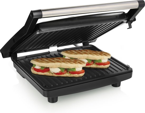 Tristar Contactgrill - GR-2858 - 2000W - Tosti apparaat - 30x26cm bakoppervlak - PFAS-vrij