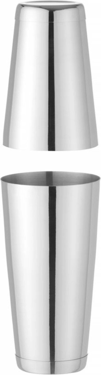 BarUp Boston shaker set – roestvast staal – hermetische afdichting – verzwaard – 600 ml & 800 ml