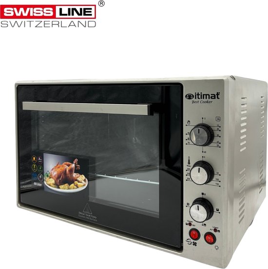 Foto: Itimat vrijstaande oven 75 liter 2037 watt hetelucht