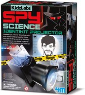 4M Wetenschap En Spel - Identikit Projector - Detective - KidzLabs - Spy Science - 8 Jaar