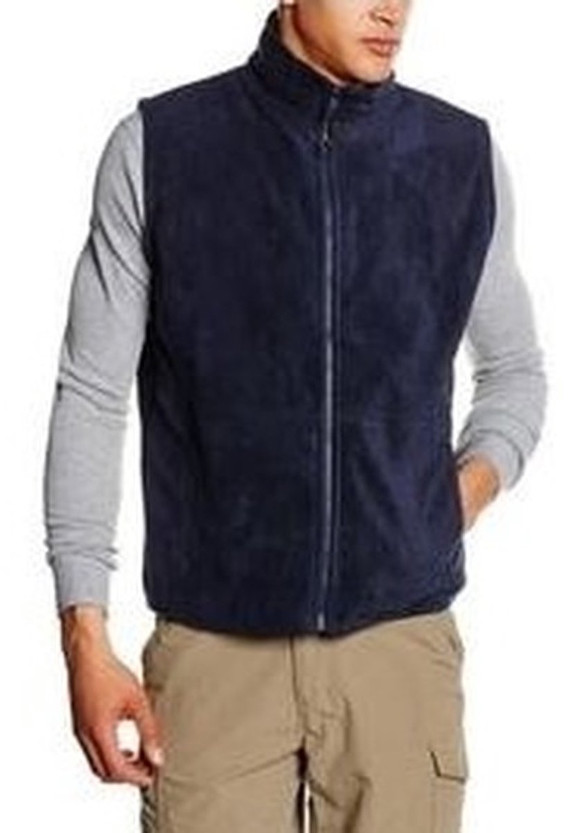 Fleece bodywarmer navy blauw voor volwassenen - Unisex bodywarmer dames/heren M