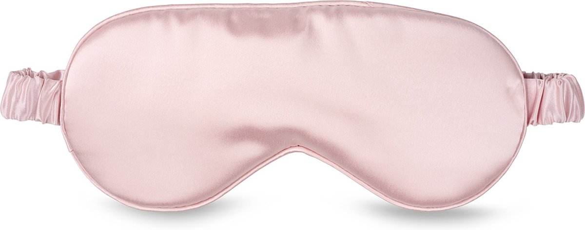 Bol.com Beauty Pillow® Luxury Silk Mask - slaapmasker - 100% pure Mulberry zijde - 22 momme - Pink aanbieding