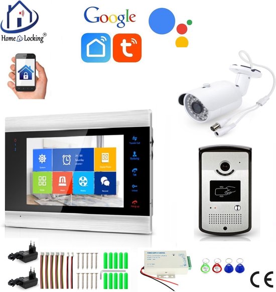 De Bruyne Freddy T-2102VC WIFI Videofoon met Deurbelcamera - De Bruyne Freddy - €312,80