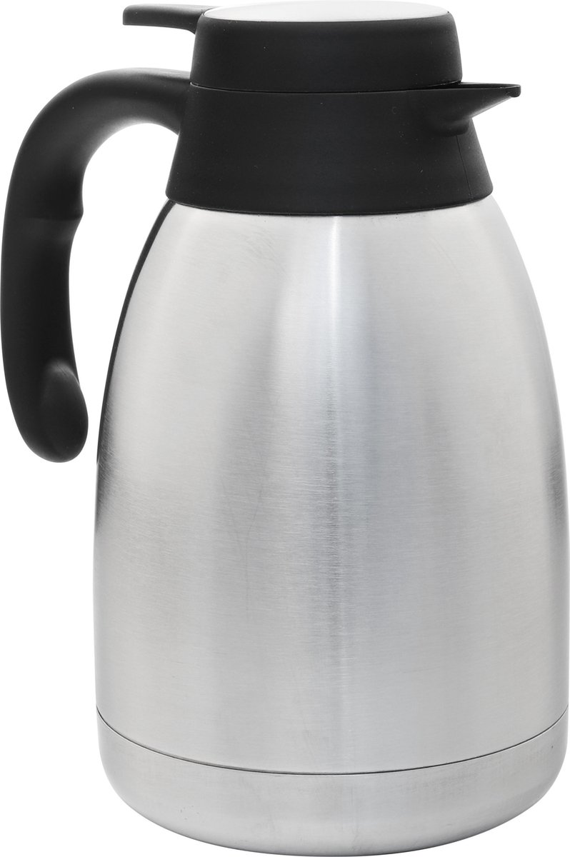 Thermoskan - 1,5 liter - 23 cm - RVS - isoleerkan - koffiekan - theekan - thermos - Thermosflessen en isoleerkannen - warme/koude dranken