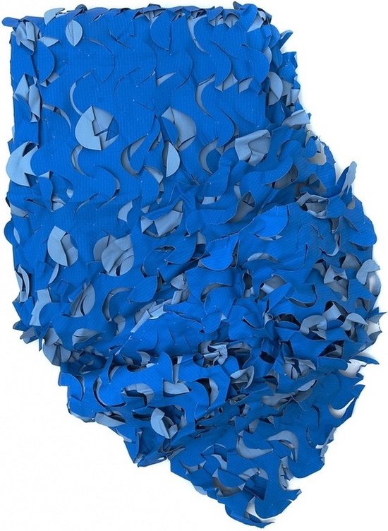 Filet de camouflage bleu 3 x 2,4 mètres