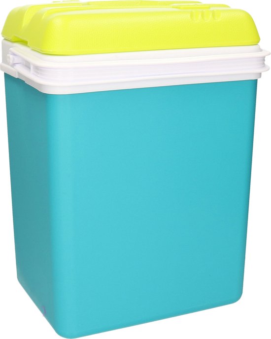Koelbox met koelelementen - 25 liter - kunststof - blauw - 30 x 22 x 39 cm van KOEL — afbeelding 5