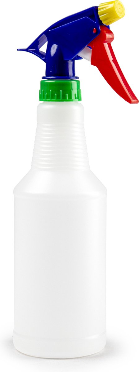 Waterverstuivers/spuitflessen 500 ml transparant - Plantenspuiten/schoonmaakspuiten
