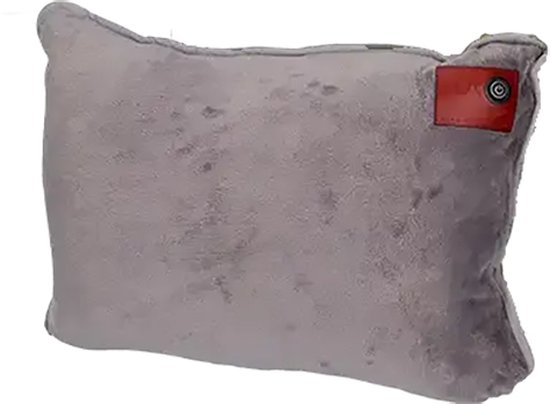 Nikki Amsterdam | The.Pillow | Grey | Grijs | Duurzaam | Draadloos | 60 x 45 x 18cm | Infrarood | Warmtekussen | In en Outdoor | Loungekussen | incl 16.000 mAh Powerbank | Gebruiksduur: tot 14 uur