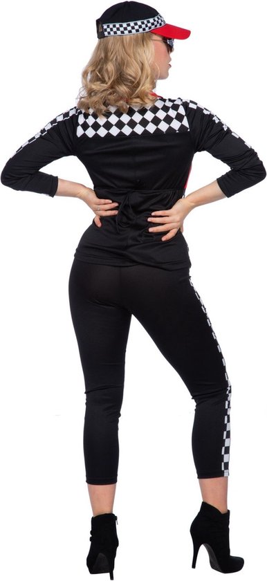 Costume de fille de course noir | Taille M
