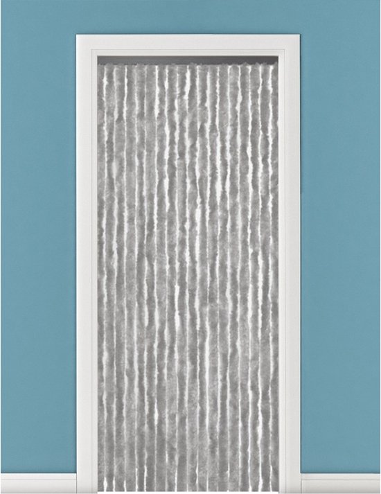 Wicotex Vliegengordijn kattenstaart - grijs - 90 x 220 cm - deurgordijn - insecten gordijn - Insectenwerende vliegengordijnen — afbeelding 5