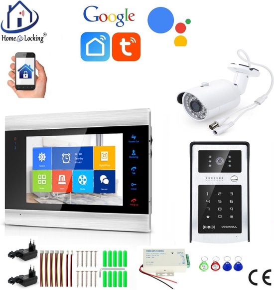 WIFI T-2103VC Videodeurbel met Spraakgestuurde App - WIFI - €363,80