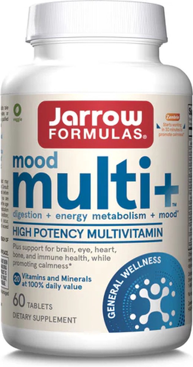 Goedkoopste Mood Multi ™ 60 tabletten voor de gezondheid en betere stemming | Jarrow Formulas