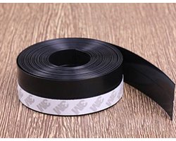 Actie4you® - Zelfklevende Tochtstrip - Tochtstrip siliconen - Isolatiestrip - Tochtwering - Isoleren – Tochtstrip - Energie besparen – Verduurzamen - 5 Meter - 2.5cm breed – Zwart