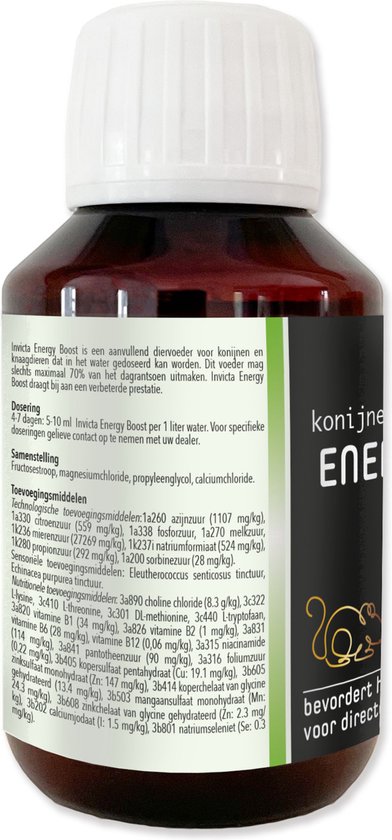 Invicta Energy Boost - Voedingssupplement - 100 ml | bol