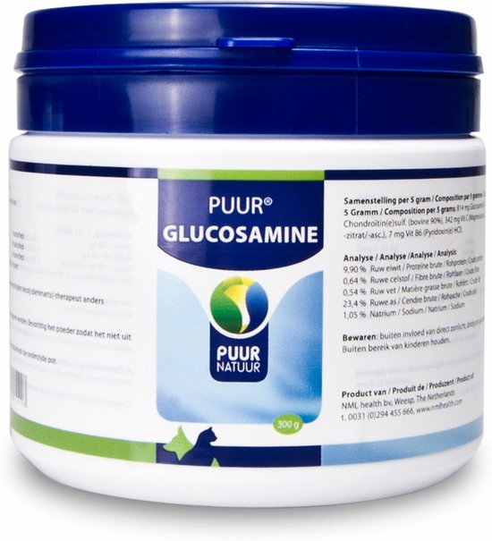 Puur Glucosamine Voor De Hond En Kat - 300 GR