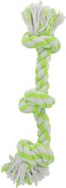 Adori Flostouw Xl Wit&Lime - Hondenspeelgoed - 60 cm