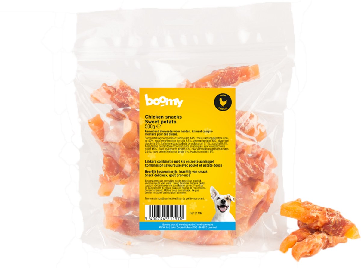 Hondensnack - Chicken Sweet Potato 500gr