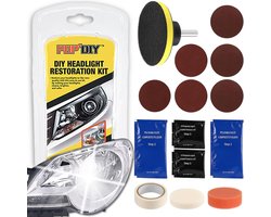 POP'DIY Koplampen Polijst Set - Complete Koplampen Renovatie / Restauratie set - Koplampen Opknappen - Headlight Restauration POP'DIY Koplampen Polijst Set - Complete Koplampen Renovatie / Restauratie set - Koplampen Opknappen - Headlight Restauration