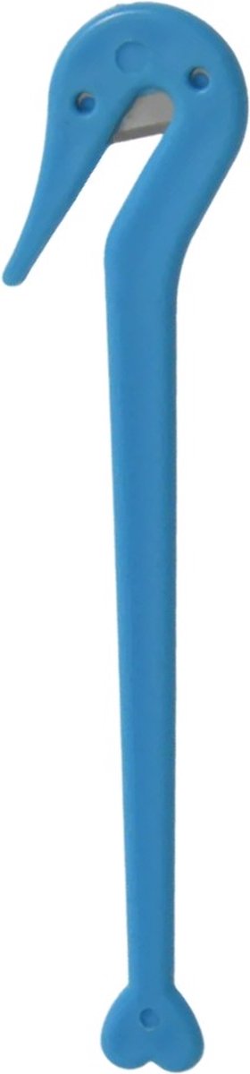 Fako Fashion - Elastiekmesje Blauw - Elastiek - Mesje - Snijden - Haarelastiekjes - Haar - Haaraccessoire