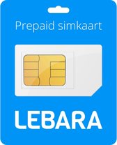 Lebara Prepaid Simkaart zonder beltegoed