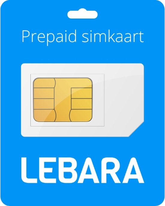 Lebara Prepaid Simkaart zonder beltegoed