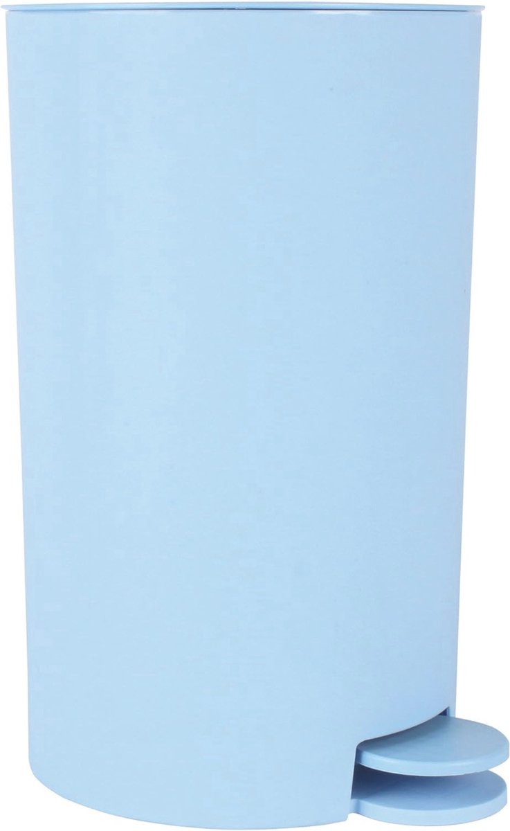 Goedkoopste Cosmetica-emmer Pedaalemmer 3 Liter Lichtblauw - Elegante Afvaloplossing voor Keuken en Badkamer