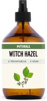 Puturals Witch Hazel 100% Natuurlijk - 500ml - Hamameliswater of Toverhazelaar voor Huid en Gezicht - Zonder Alcohol - Puur en Vegan
