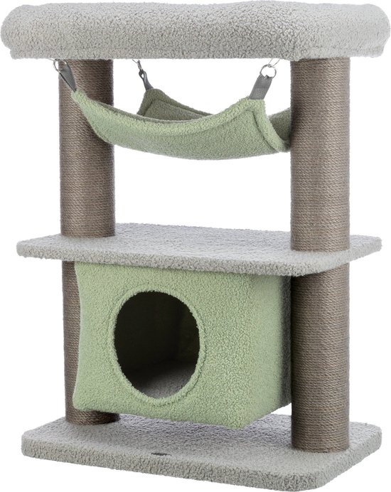 Trixie - Kitten Krabpaal Lunito - Grijs/Mintgroen - 71 cm