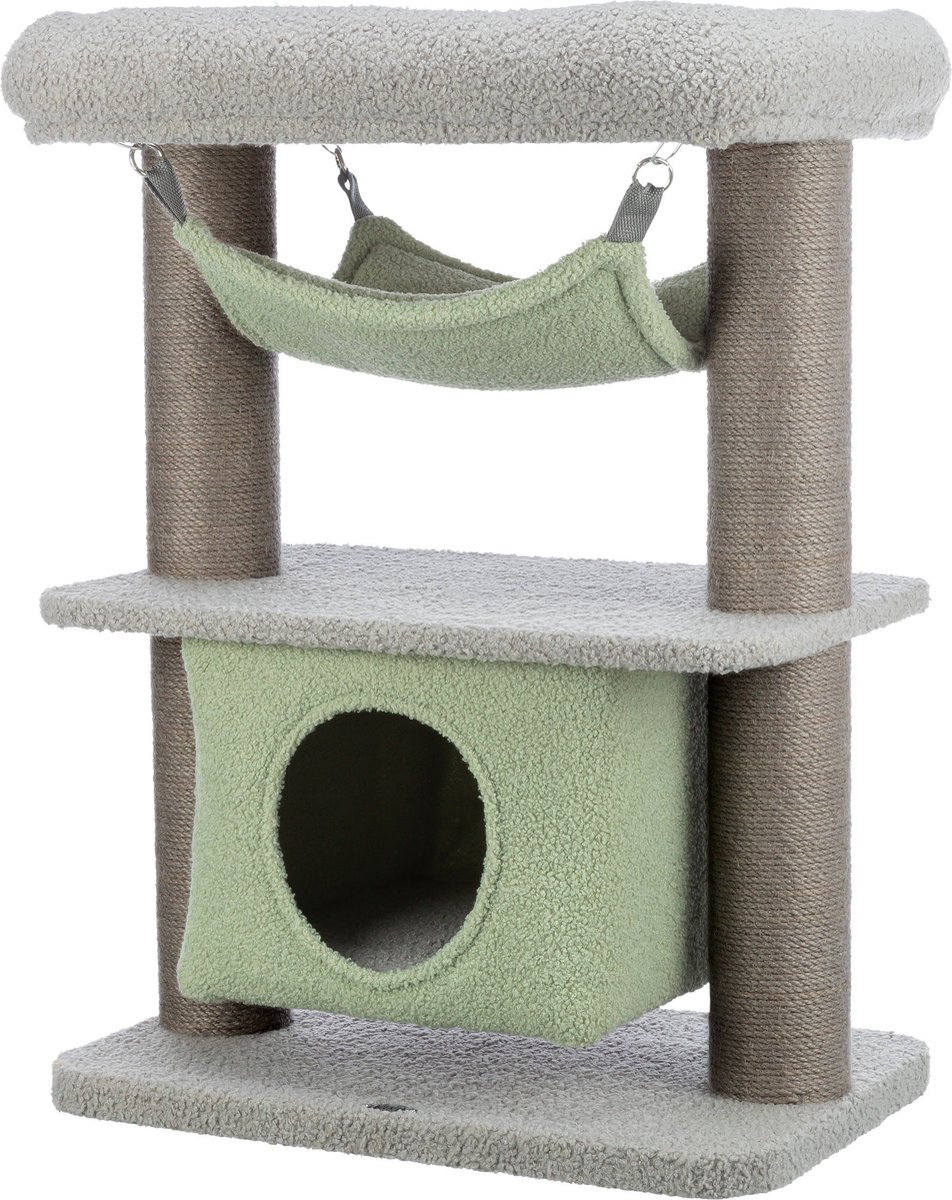 Trixie - Kitten Krabpaal Lunito - Grijs / Mintgroen - 71 cm