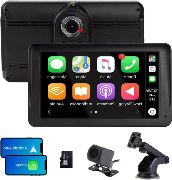 LXKLSZ autoradio compatibel met draadloze carplay/Android-auto voor