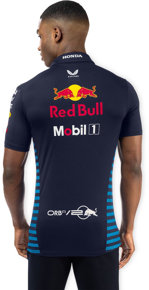 Heren - Team Polo 2024 - Red Bull Racing L - Max Verstappen van Red Bull Racing — afbeelding 3