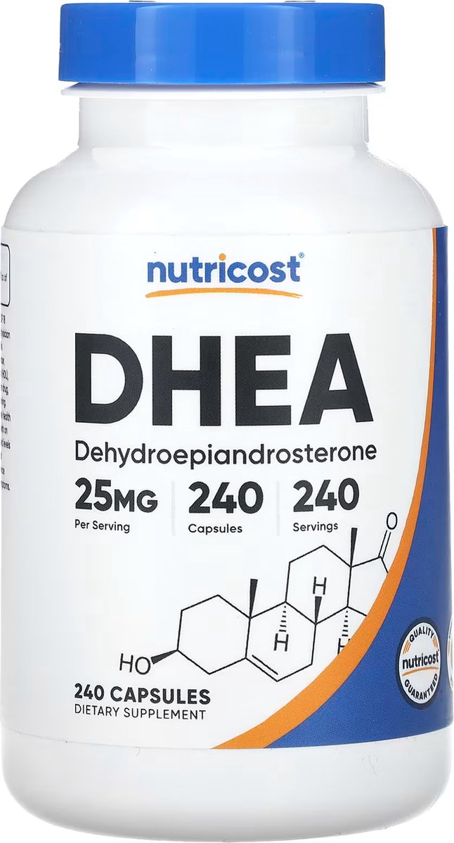 Goedkoopste Nutricost DHEA 25, 240 Capsules