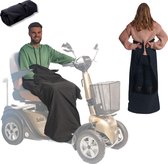 Couverture de scooter de mobilité Belieff - Chancelière - Unisexe - Sac à main - Noir - 100% polyester