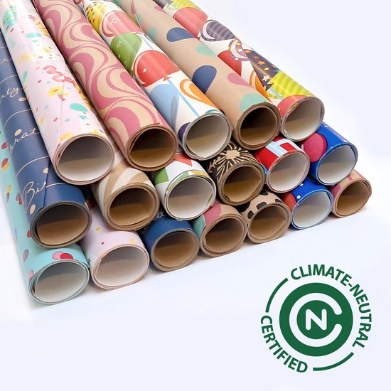 Inpakpapier kraft – 18 Rollen (36 meter) 200×70 cm – Plasticvrij & FSC– Kleurmedia®